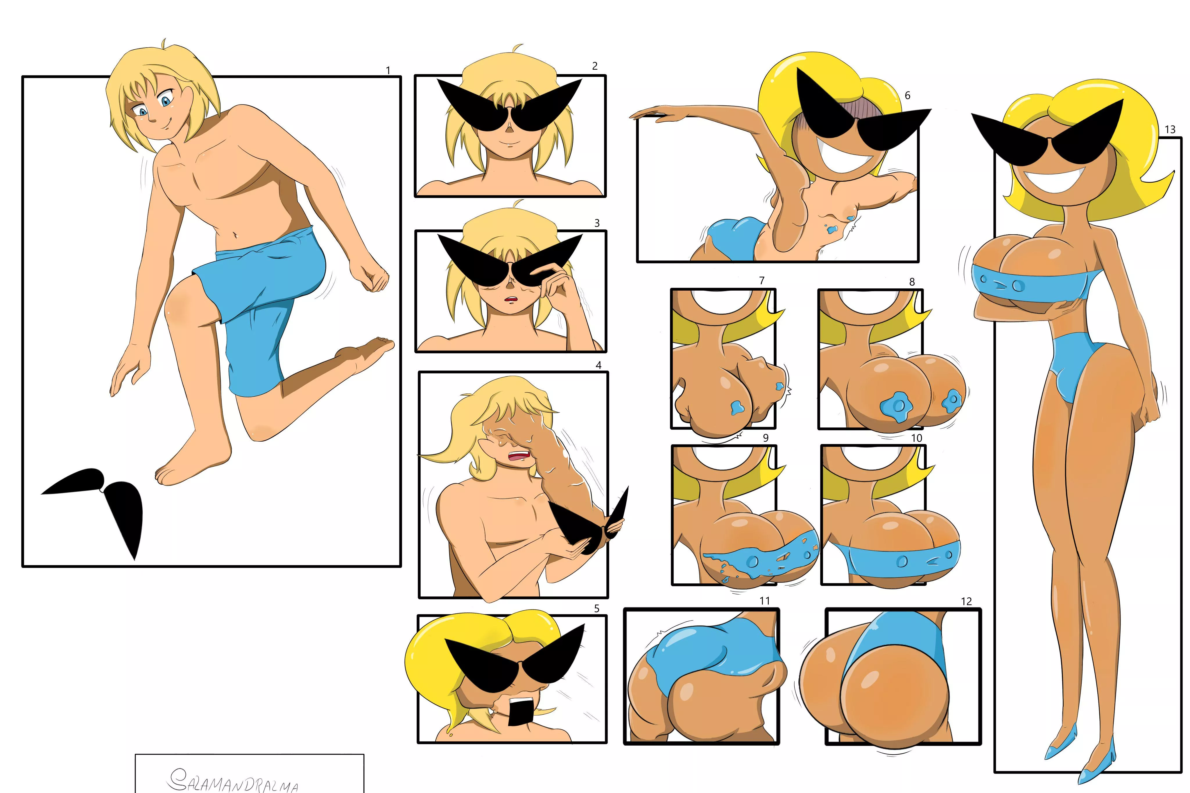 The Glasses(I posted it in the wrong format last time) posted by Salamandralma