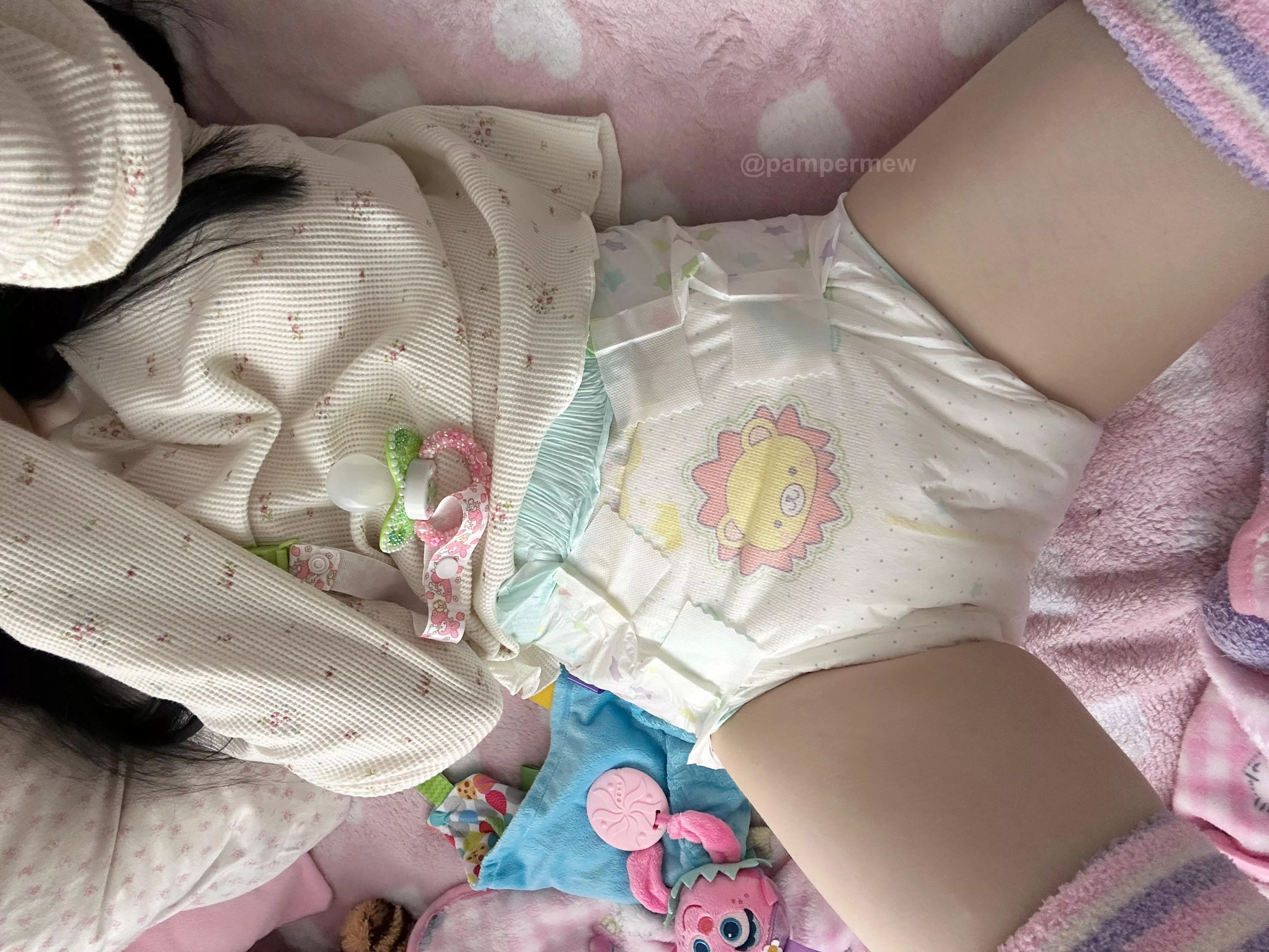 woke up dry, see! :O posted by pampermew