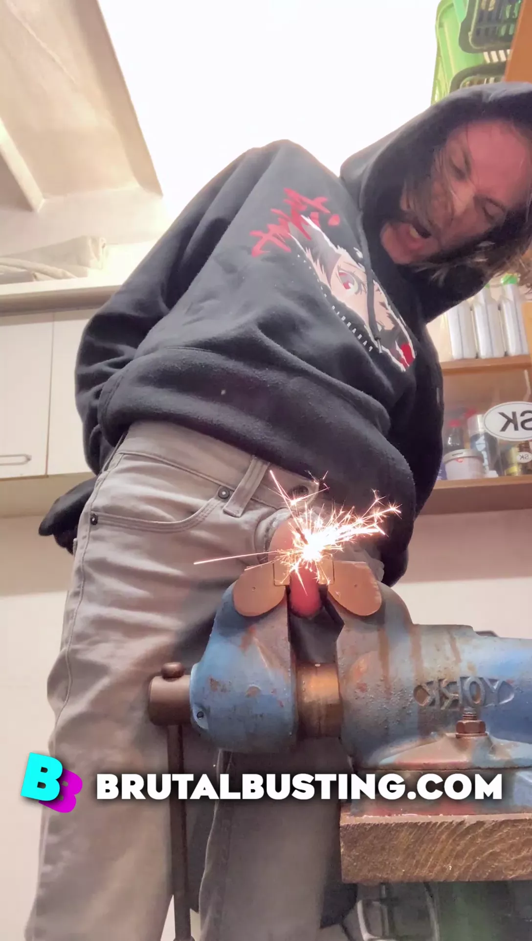 Write us ideas, we'll make a total disgusting mess out of his testicles! ✨🎇🧨🎆💁‍♀️🤳💋- Dave Moon - Jennifer - Vanessa - Marek - BrutalBusting posted by brutalbusting