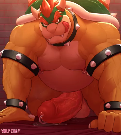 Bowser Gay Furry Porn NSFW Muscular_male Male_only DILF (Wolf Con F) by Ilarara