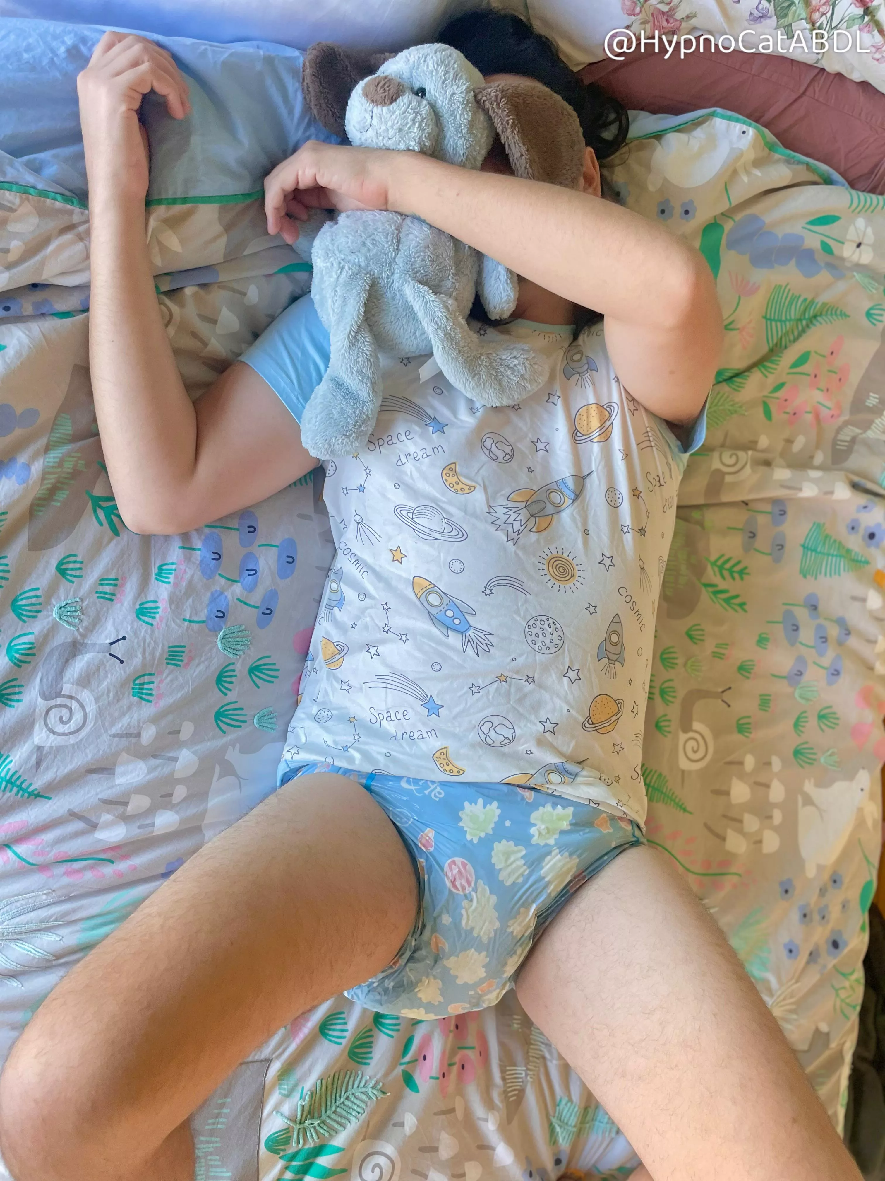 Can I please sleep a little longer? My diaper isn’t even that wet 🥱  posted by Mikee0789