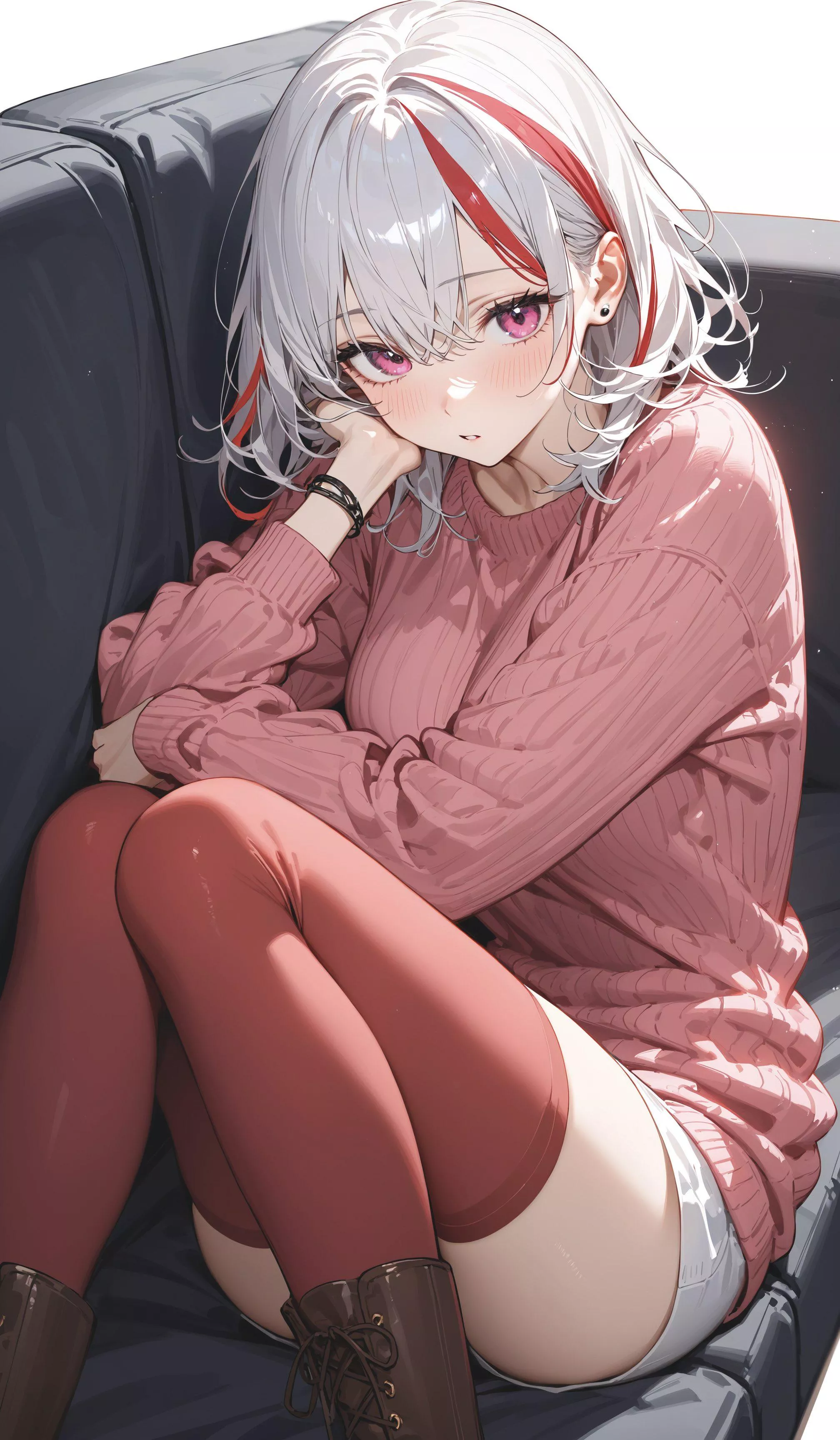 Curled up on the Couch posted by CheetahSperm18