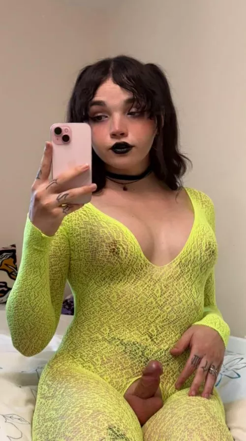 Does my outfit make me look like the trans e-girls from your wet dreams?  😈 by LaurnPoole