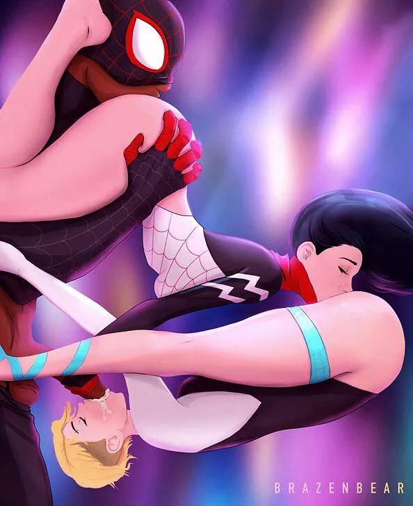 Flexible Spider Threesome (brazenbear) [Marvel] posted by Positive_Race6244