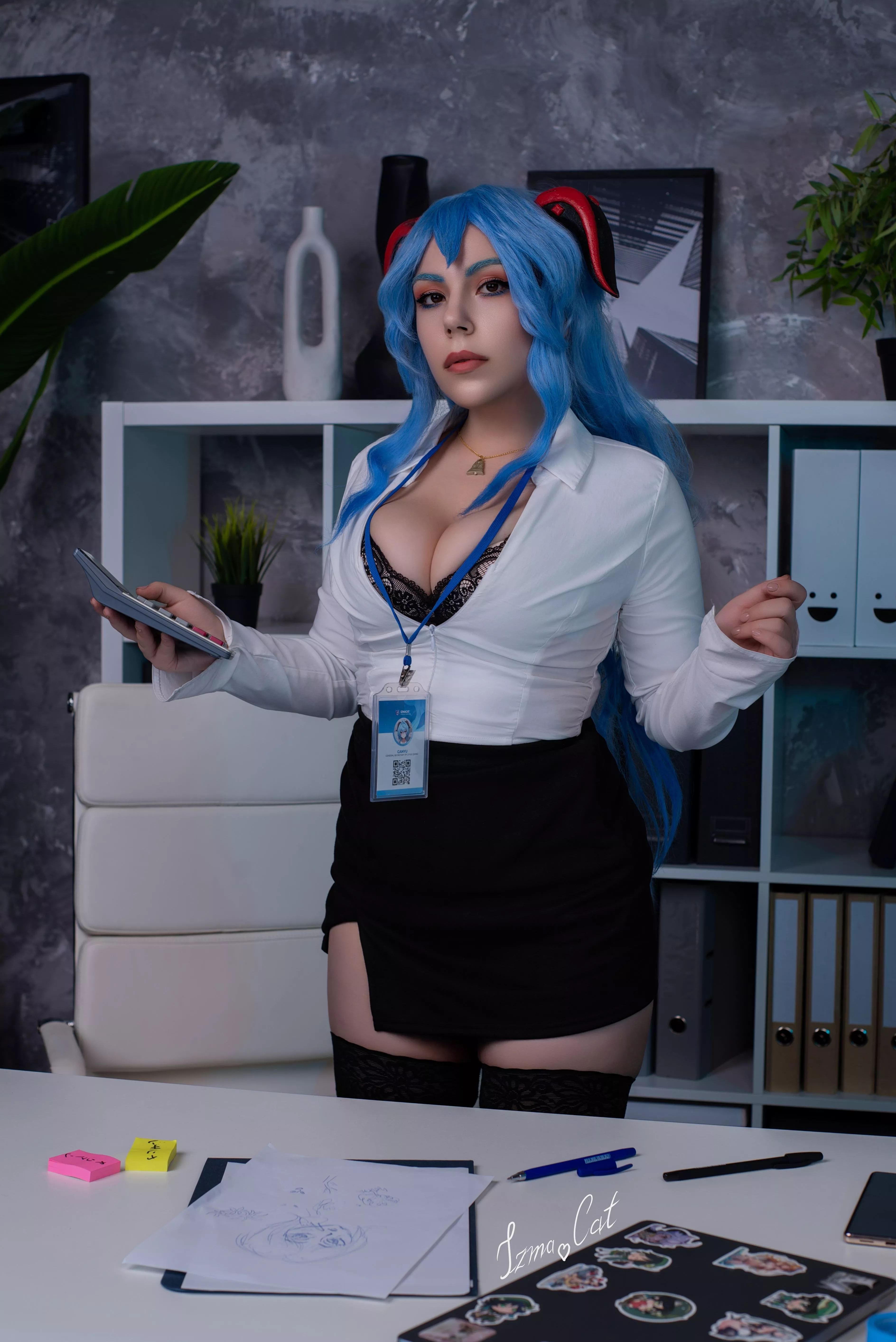 Ganyu from Genhin by Izmacat posted by iam_izmacat