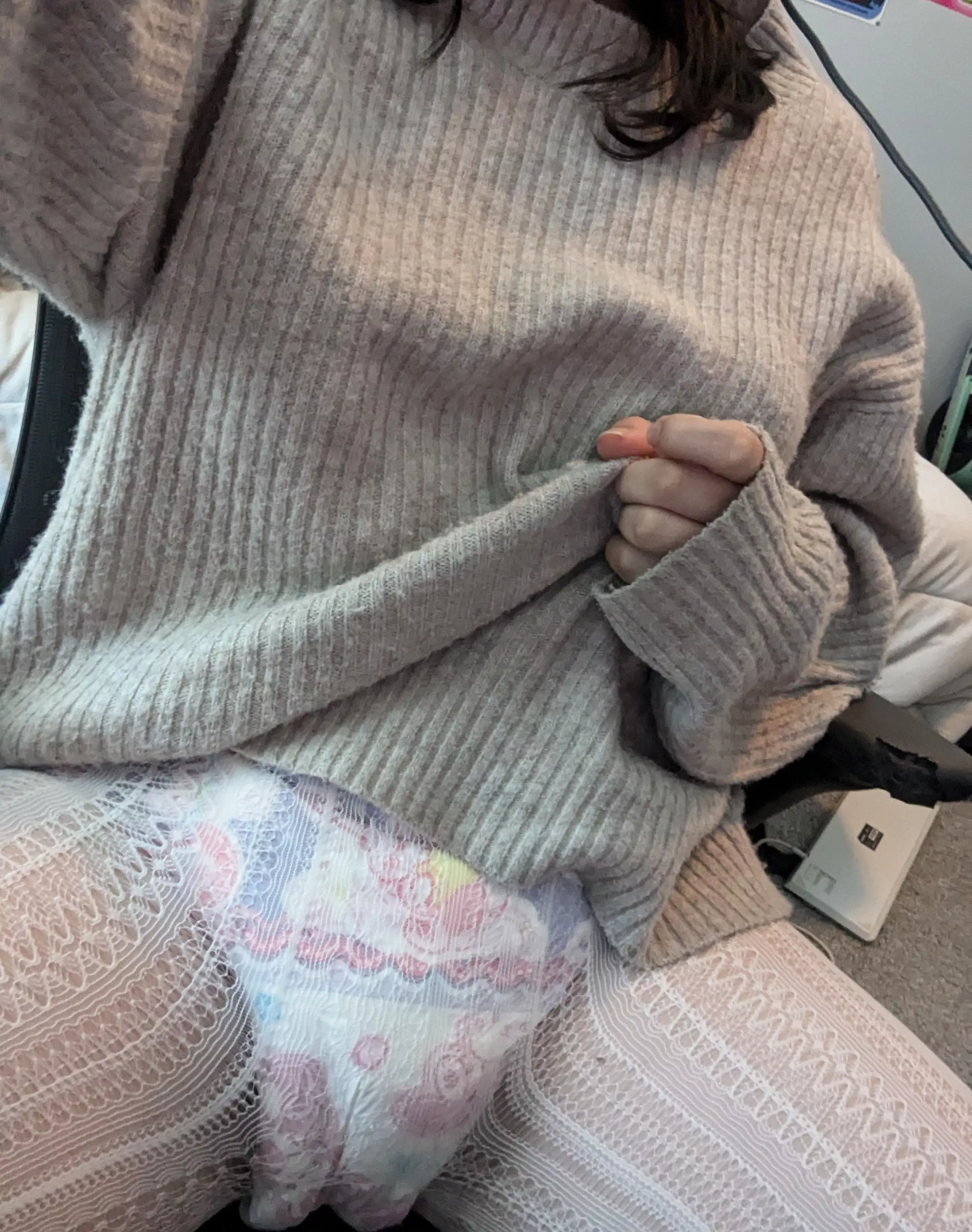 Girl who always needs diaper checks  posted by cutedup