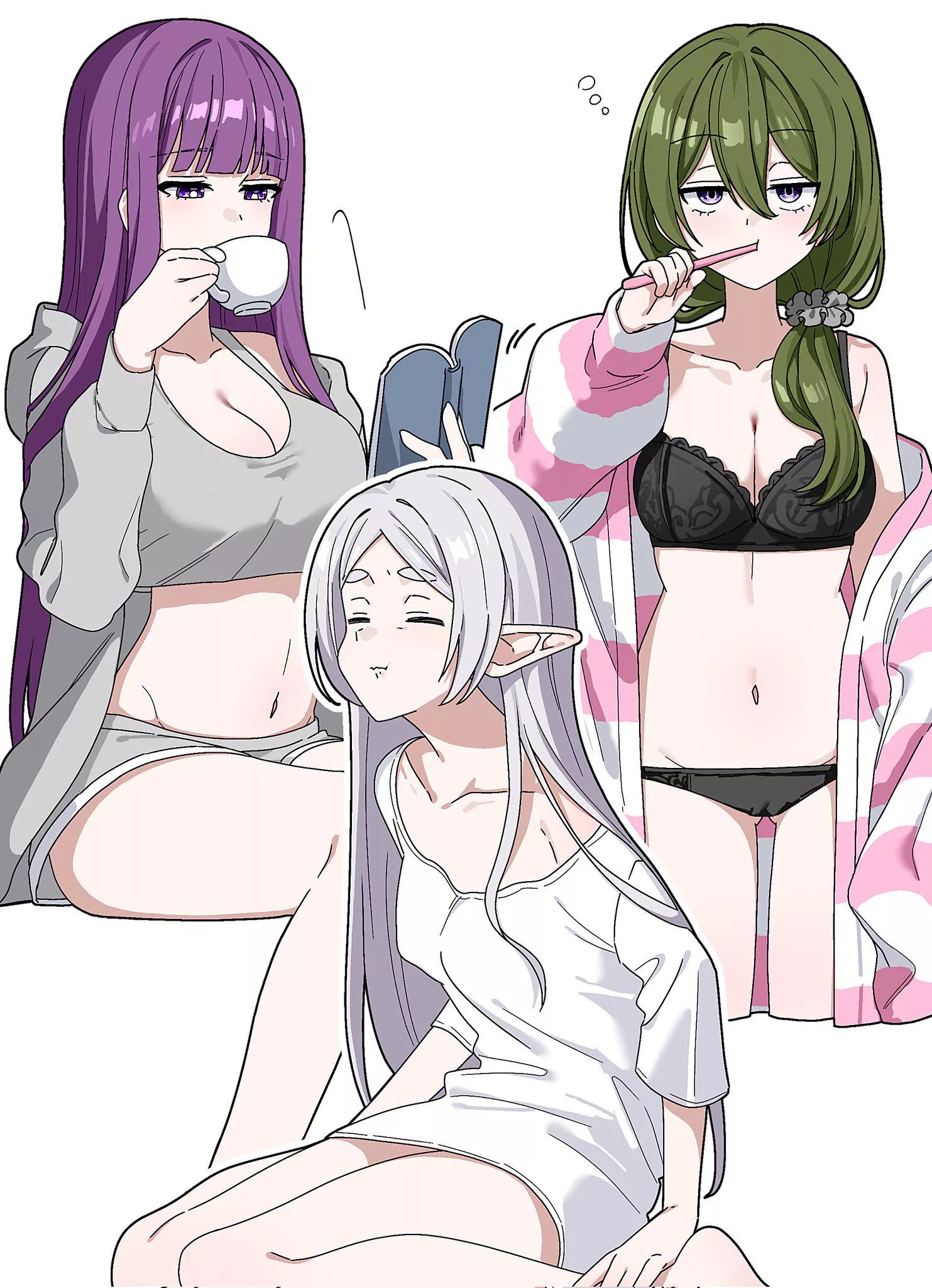 Girls' Morning (@hikentai0308) posted by Stand-on-Toilet