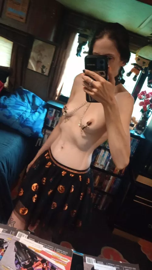 Little bit extra jewelry in this photo. 💋 by therealmizzbonez