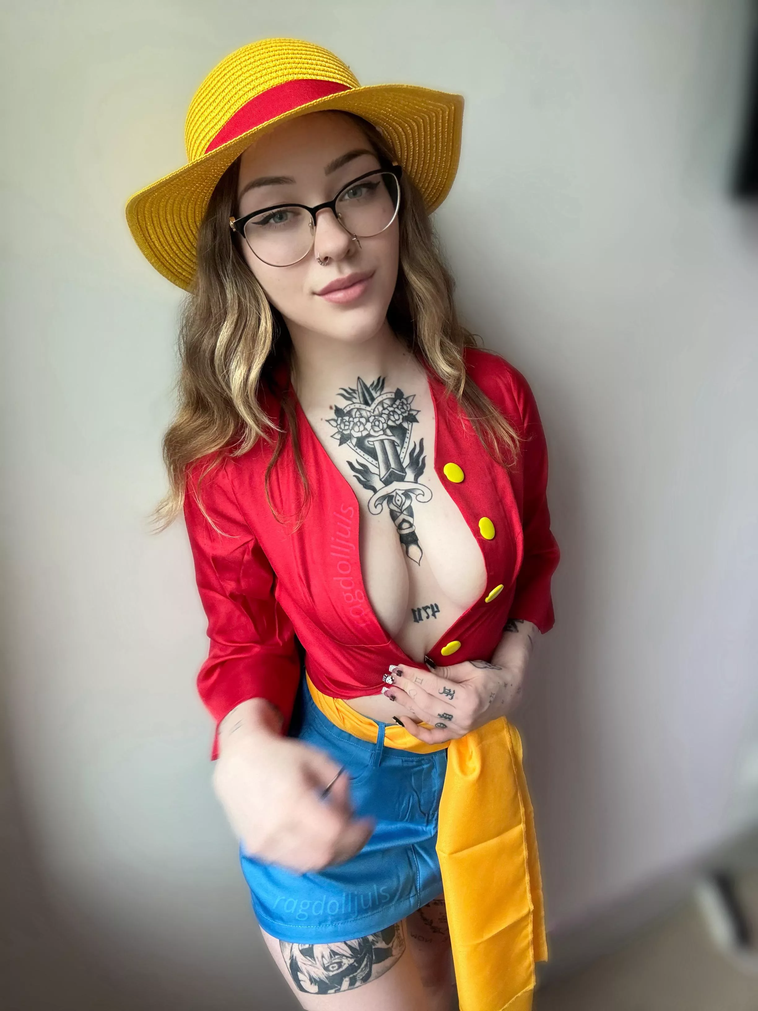 My fem Luffy Cosplay posted by ragdolljuls
