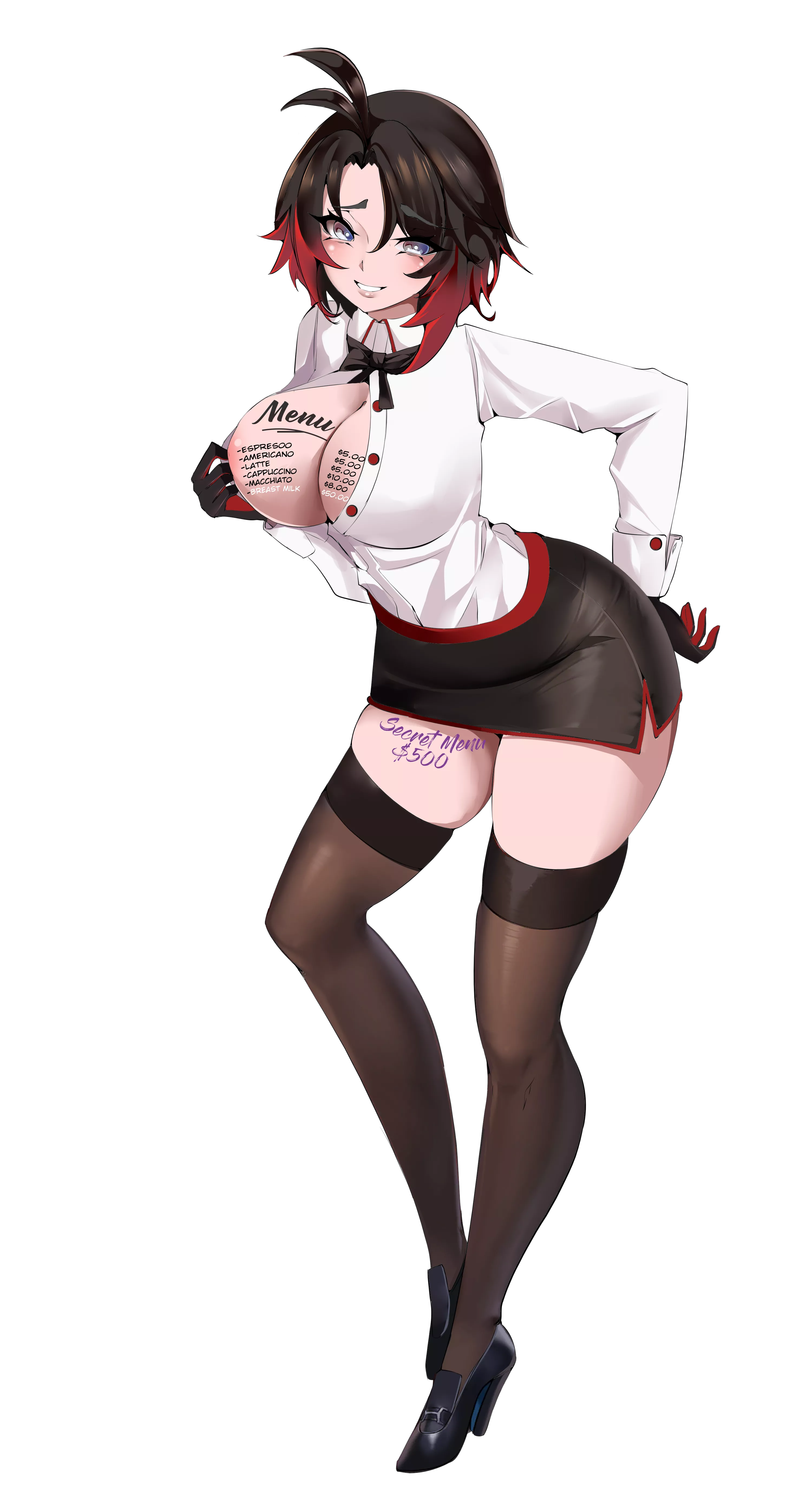 Ruby wants to take your order (leonkunisagi) [RWBY] posted by darkrobbe1