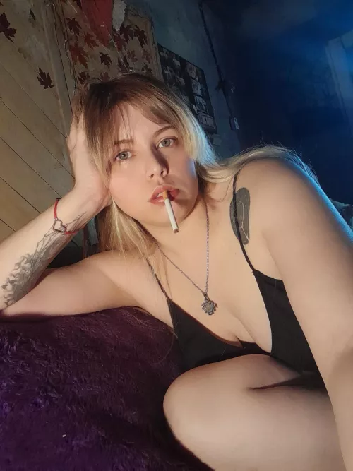 the first cigarette of the day is the best by samaxv