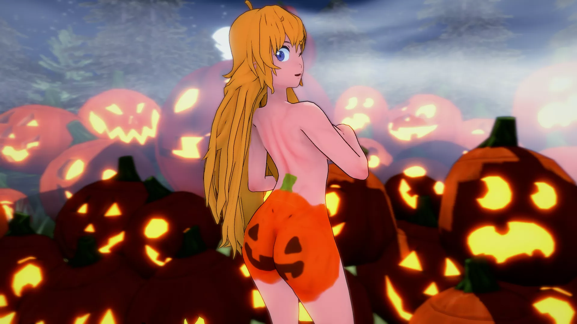 Yang wants you all to try her pumpkin... posted by RWBY_Lewd