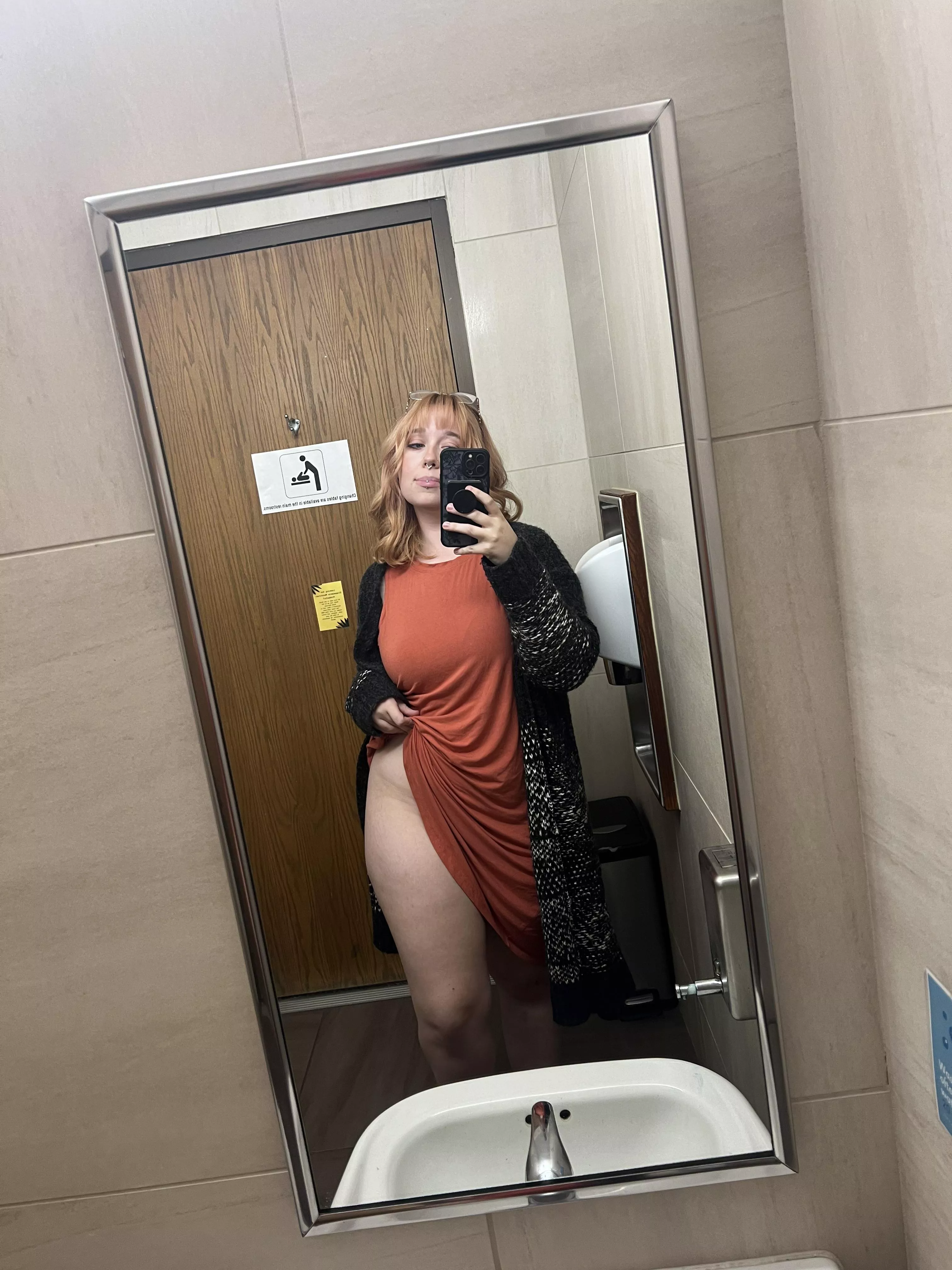 No panties today 🫣 posted by Glitteringworm78