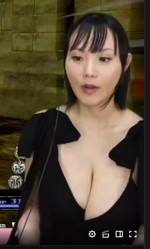 She got the same dress as yesterday, but black.  by Capable_War_4200