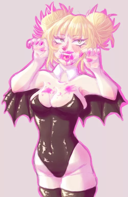 Toga in halloween costume 🦇 by seln0v