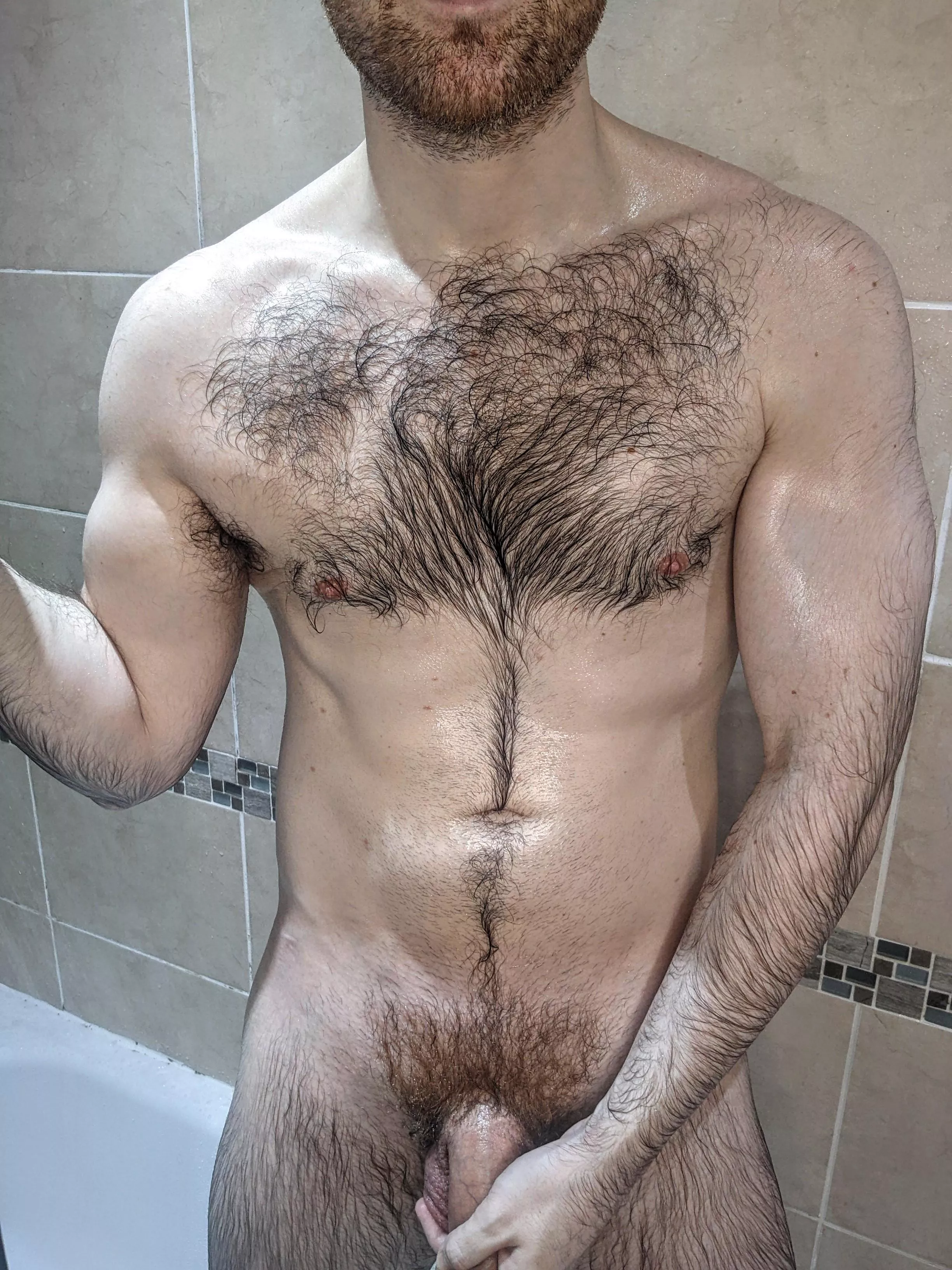 (33) Shower pic 👅 posted by HungAndHairy710