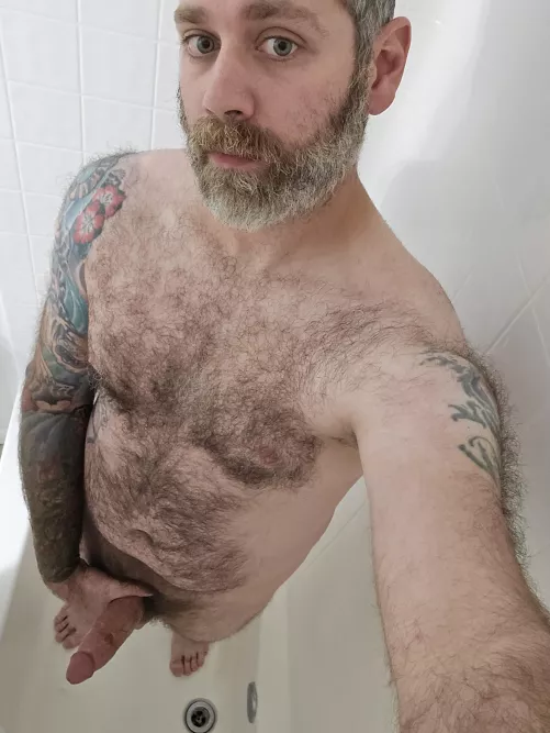 37. Join this hairy man in the shower.  by DV1986T
