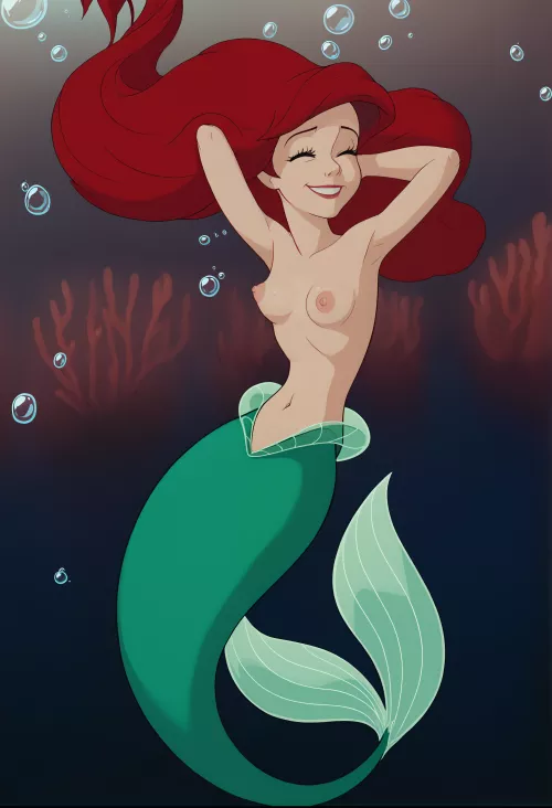 Ariel letting 'em breathe - or, drown? (AI) by wewereonabrick2