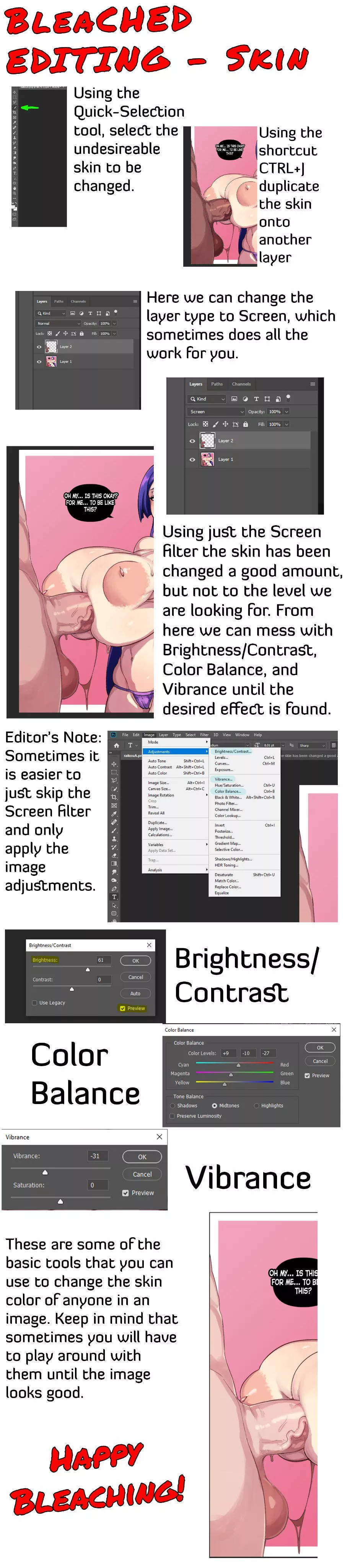 Bleached Tutorial - Skin posted by jjhung100