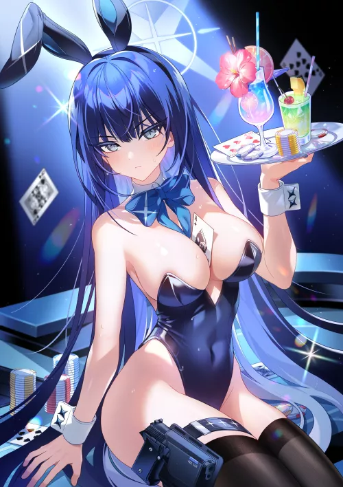 Casino Bunny Saori [Blue Archive] by CheetahSperm18