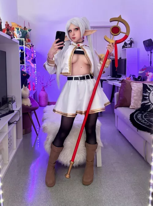 Freiren cosplay attempt by me (Shiroktsne) by Weird-Doughnut7002