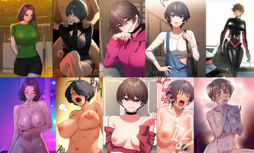 [From friend to Lover]Top 5 Short Hair Tom-boyish Girls for me. by wisemanro