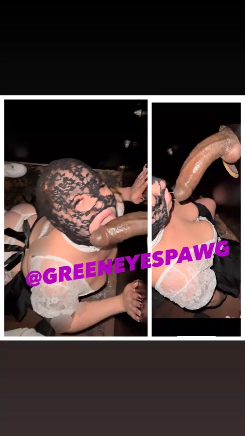 HAPPY HALLOWEEN 🎃           BBC SLUT MAID ♠️🍆🤭 by Greeneyespawg