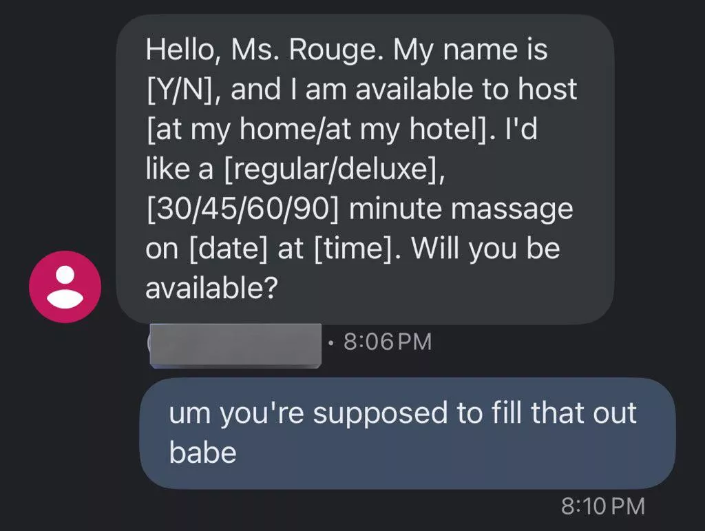 i get this about 1-2 times weekly and i roll my eyes every single time. posted by moximosa