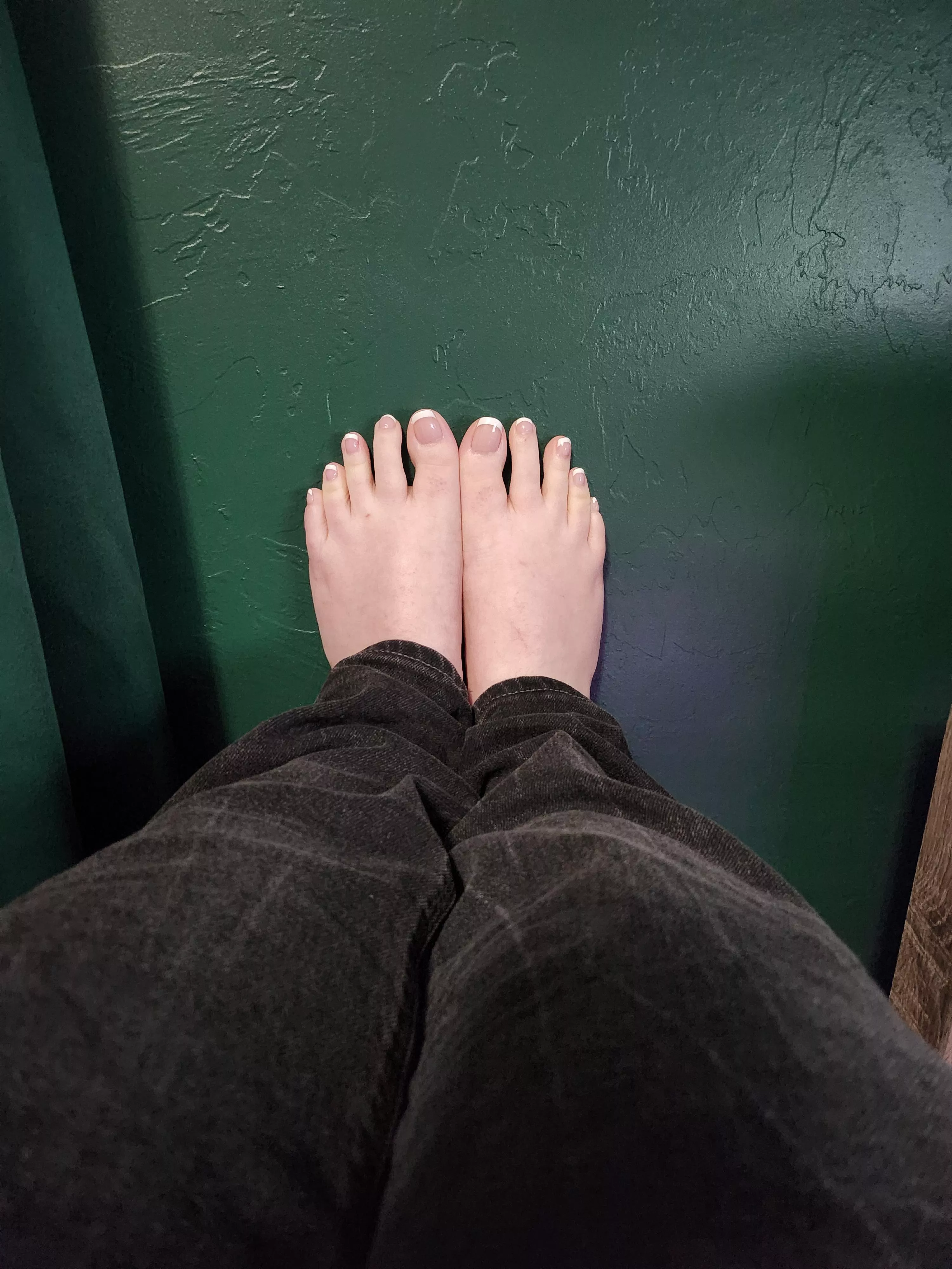 I got French tips for the first time. What do you think? posted by thisismyvillainera