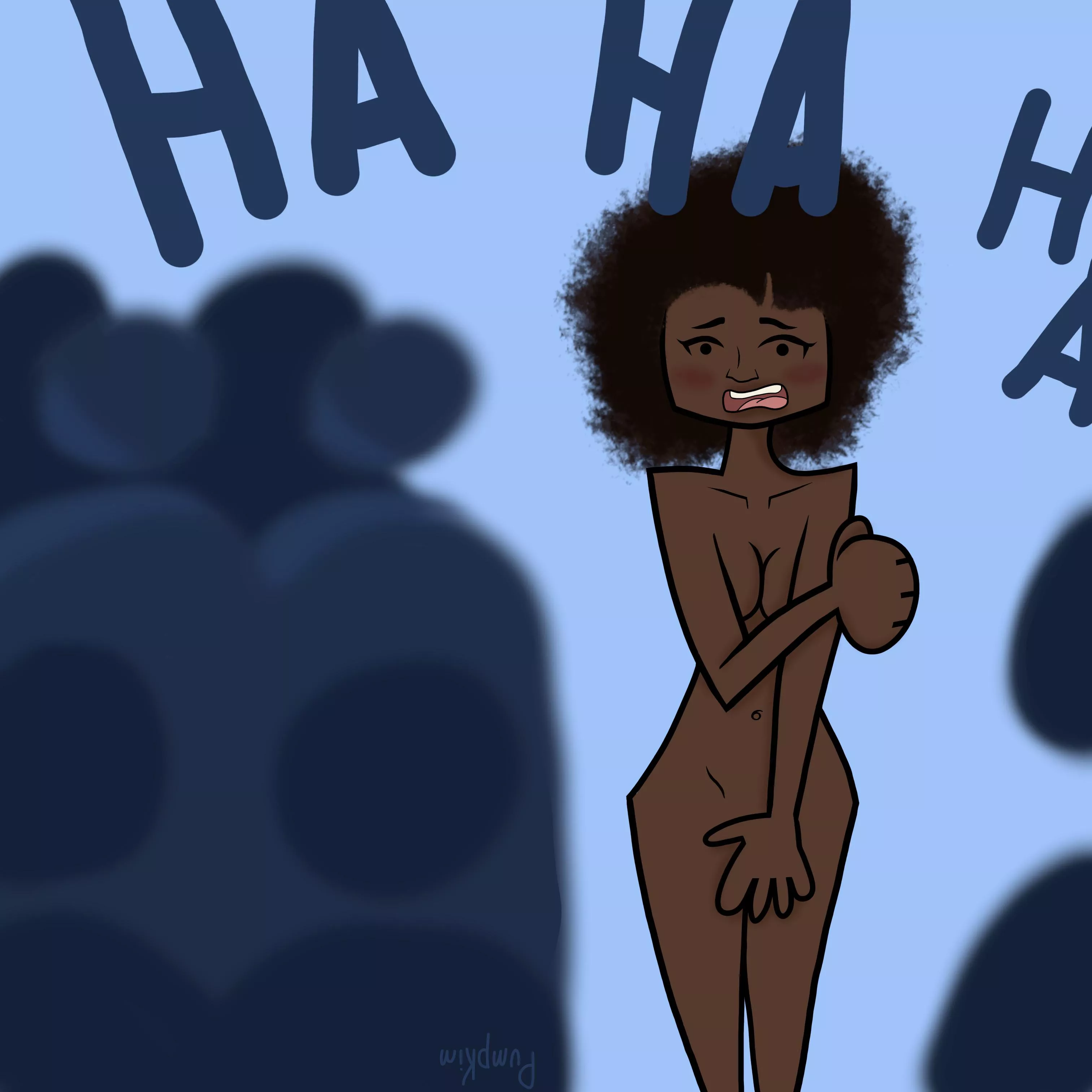 Naked in a Crowd posted by sirbobsuck