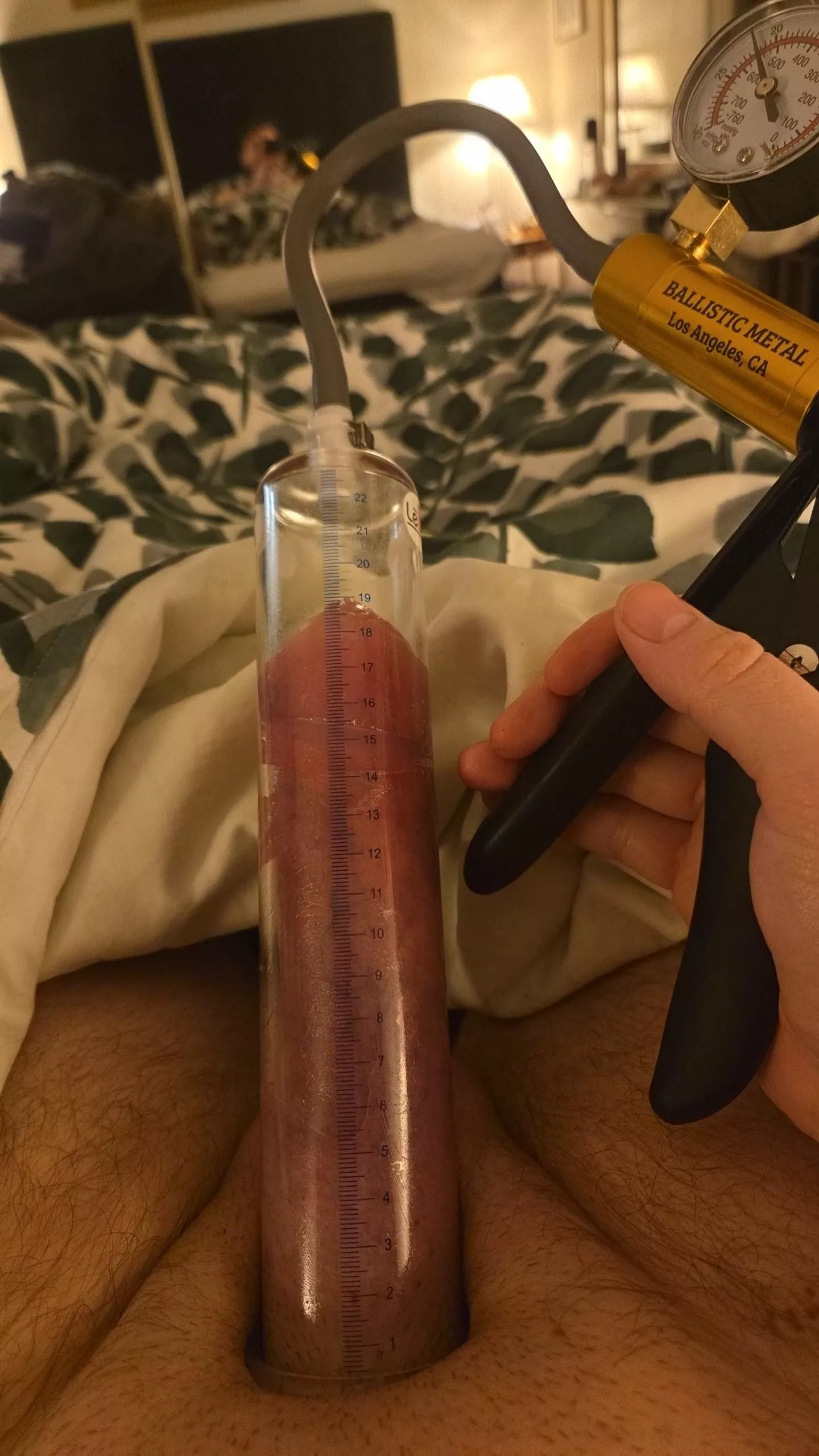 Penis stretching tonight. Feels really good pumping the dick and stretching it 🥰 posted by Fit-Dingo-6660