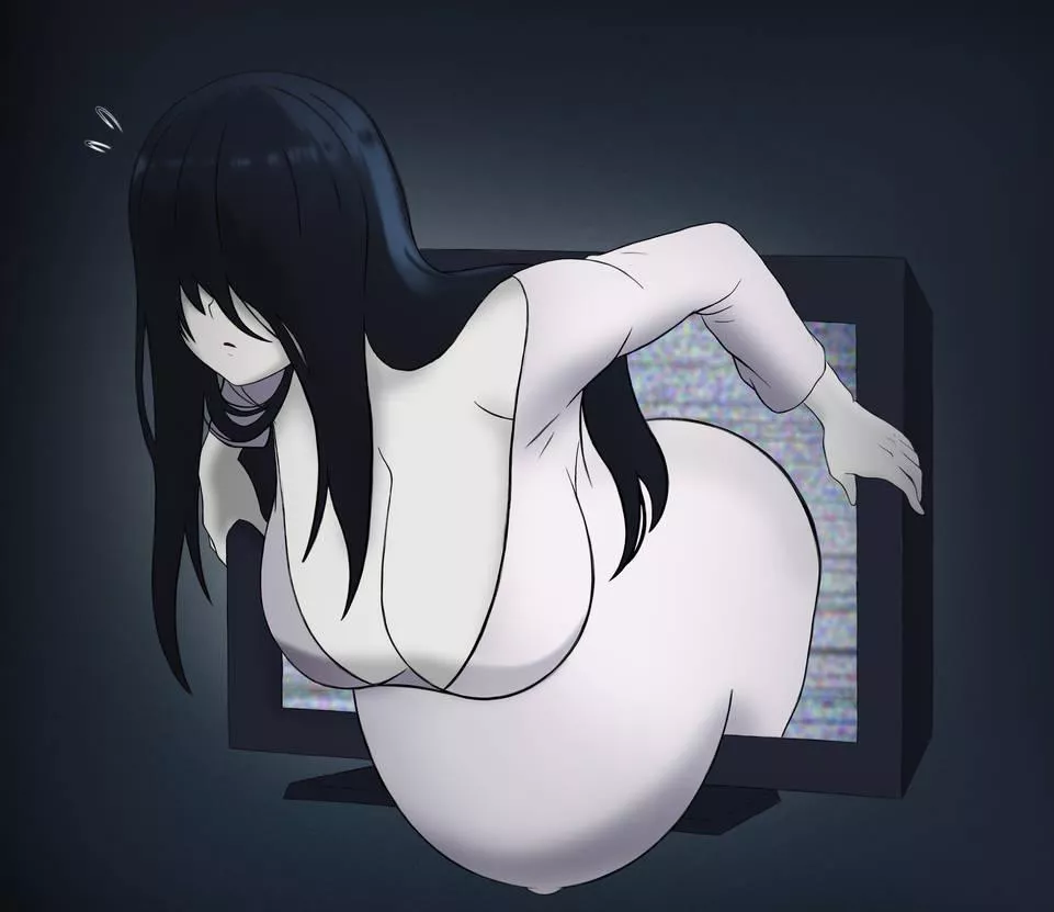 Pregnant Sadako by HeavyLancerthe8th