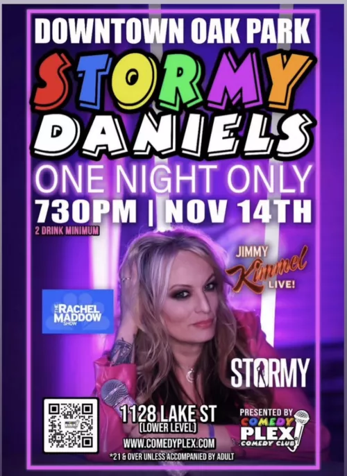 Stormy Daniels appearing in Chicago 11/14 by DSCholly