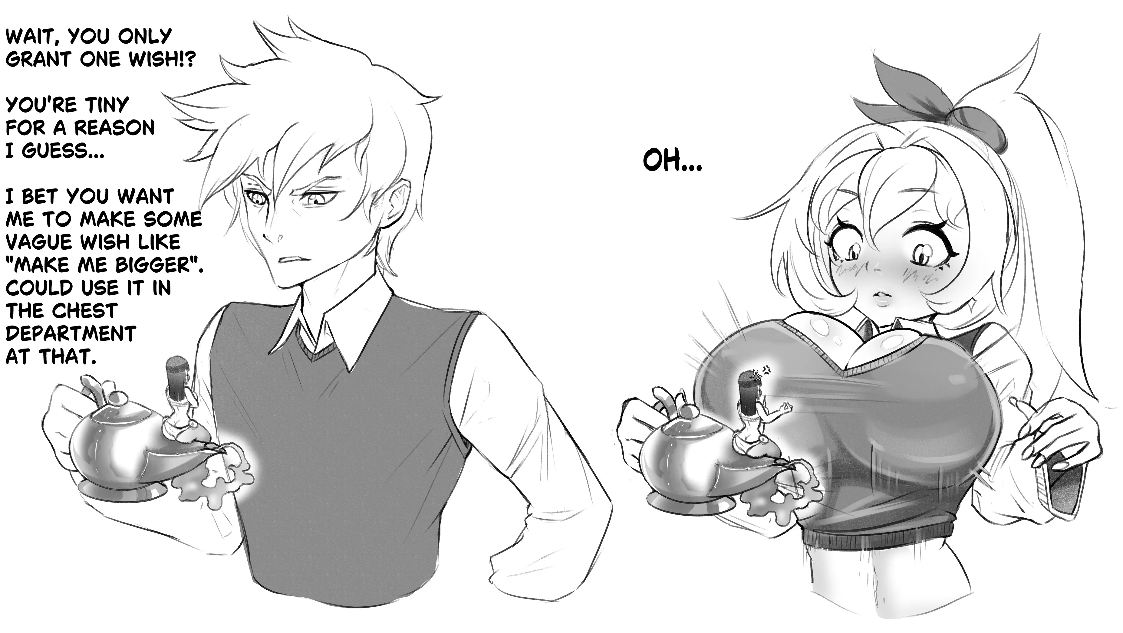 Tgtf via Tiny genie (by bimboaudino) posted by Bimbovaporeon