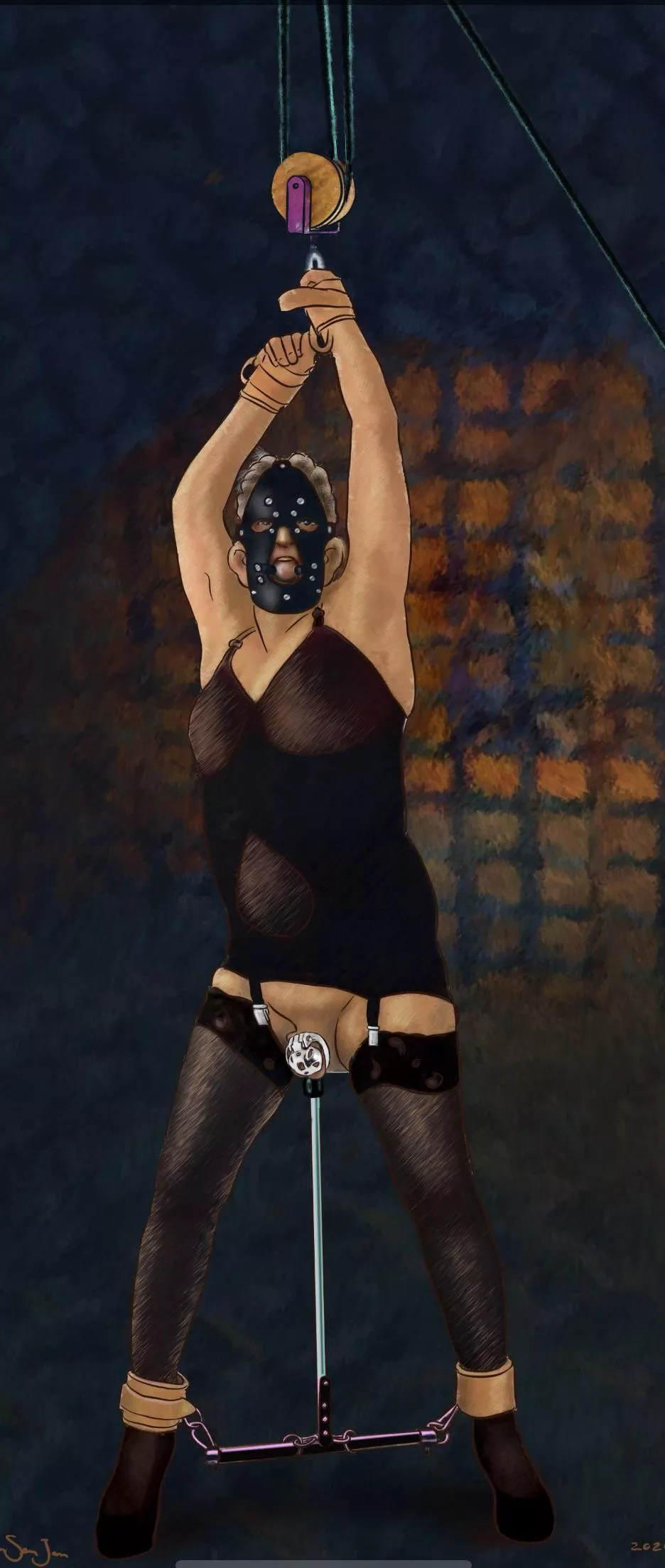 Totally helpless and waiting for you to decide what you have in store for me  posted by Artistic-Drawing5069