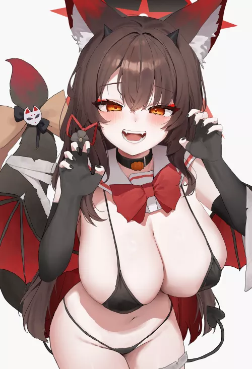 Wakamo giving you a scare by marxsander2016