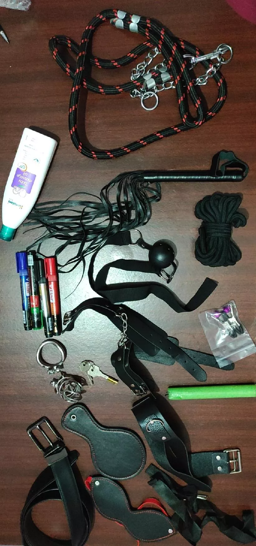 Which one would you like to use on me today? posted by Glay_Lion