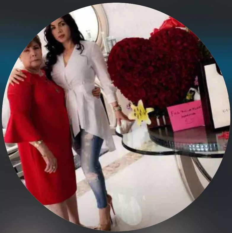 Aida Meza Torres with her paternal grandmother (mom of Raul Meza Ontiveros/El M6✝️ and Faustino Meza Ontiveros✝️)  posted by ImaginaryPlac3s