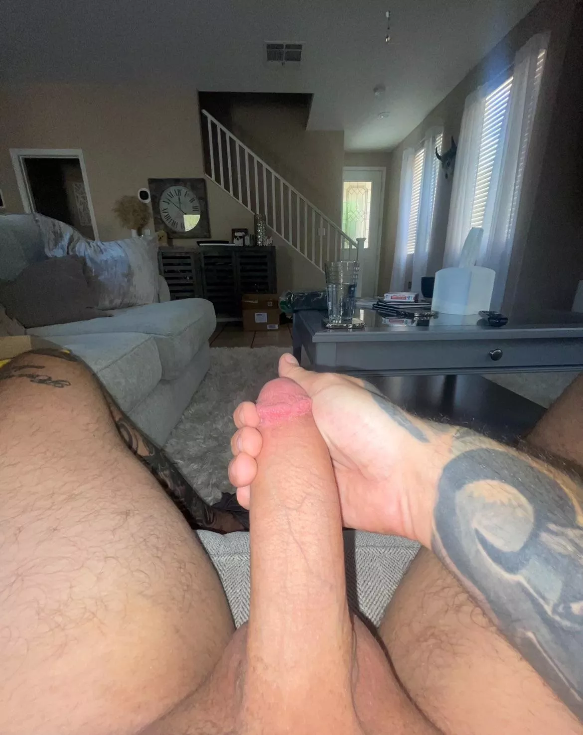 Anyone else chill around their house naked just to show off around their roommate or just me? posted by Aaronsnowx