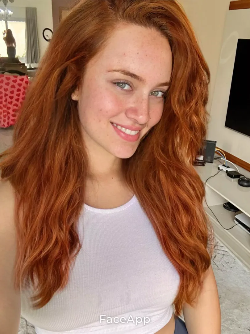 Freckles, smile and redhead  by Puzzled_MJ