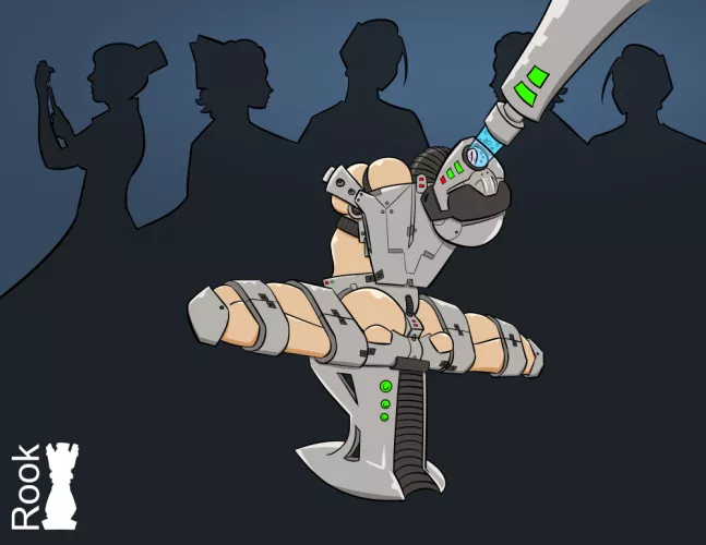 Hardcore bondage with reverse prayer by SiarX