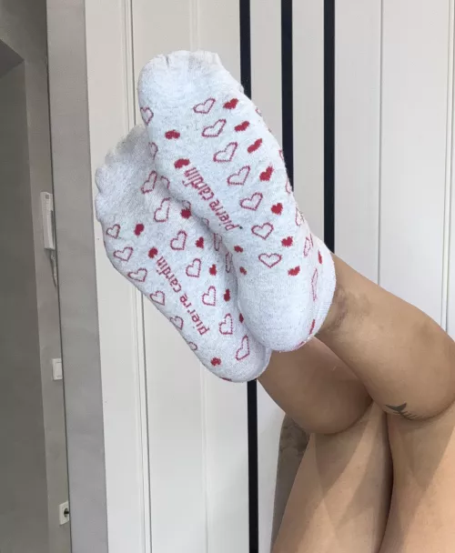 I hope my socks make you happy by AzureFreedom