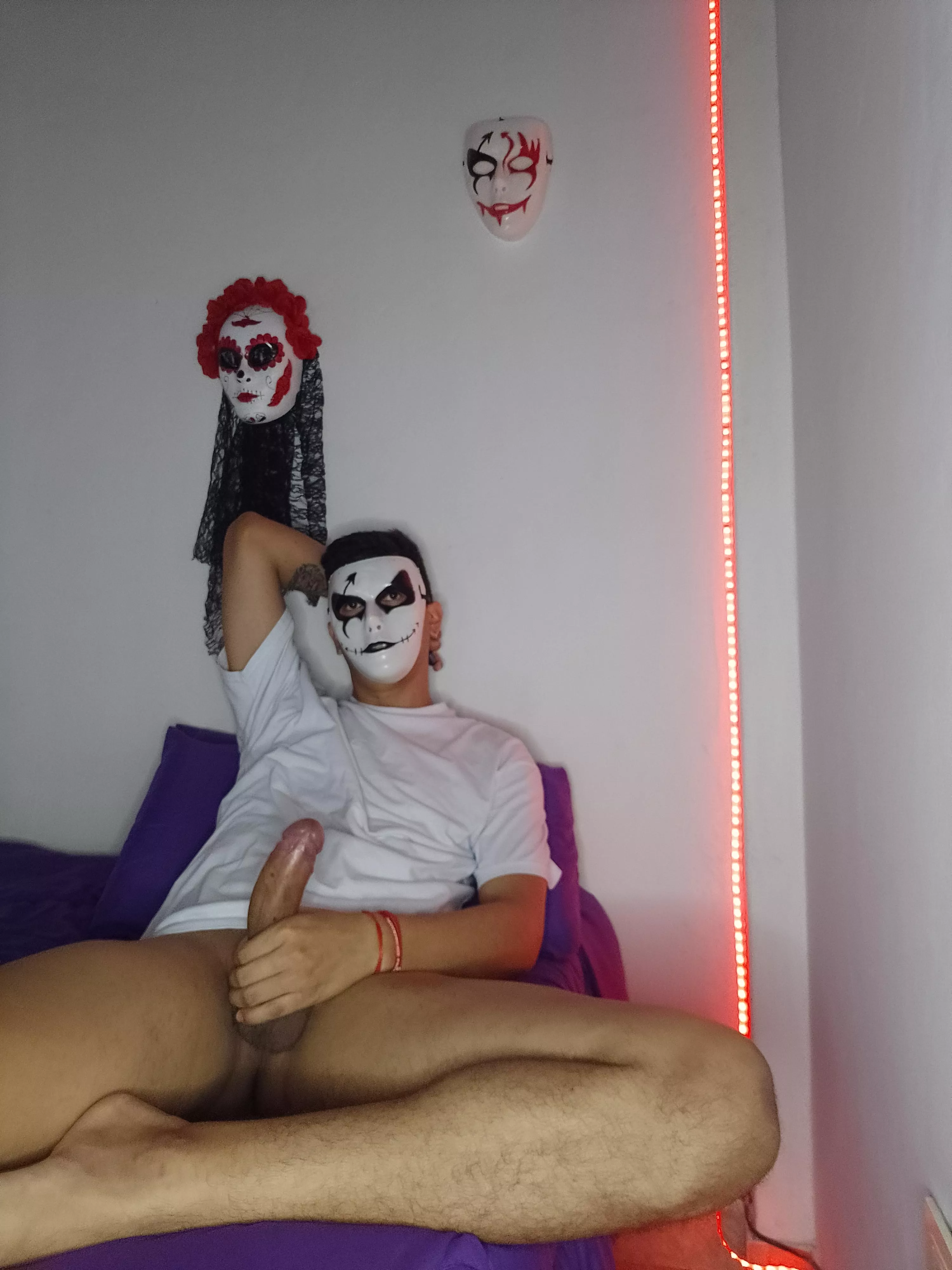 Trick or cock? Come get your Halloween treat. posted by Enzo_Hard