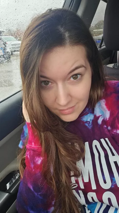 Well no makeup on this gloomy day by mia7693