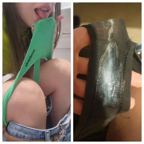 Am I crazy that I love licking my dirty panties? :) by bodyliketeen