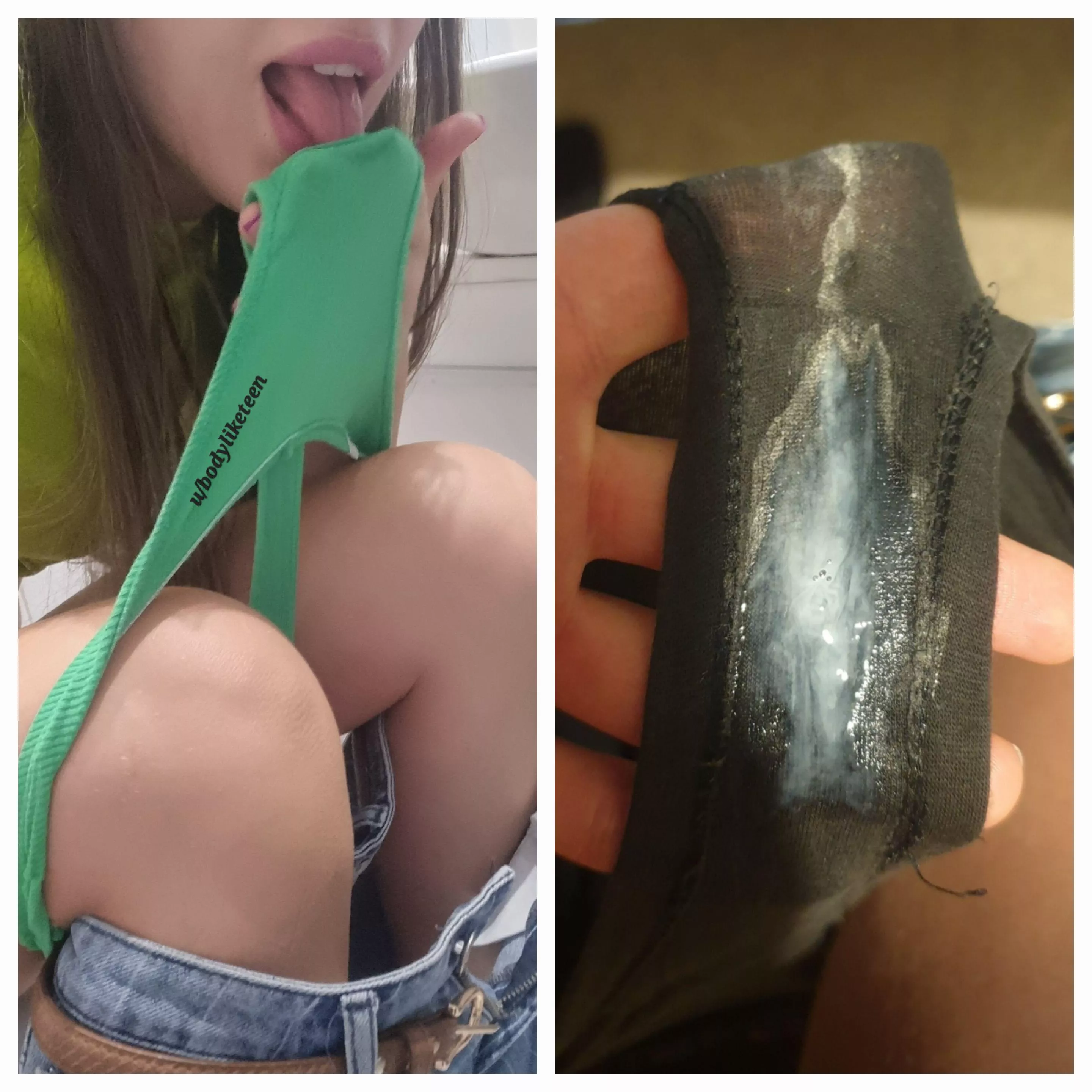 Am I crazy that I love licking my dirty panties? :) posted by bodyliketeen