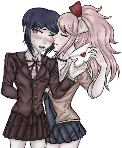 Junko and Mukuro’s love [Danganronpa] (dashabot) by EvidenceOfDespair