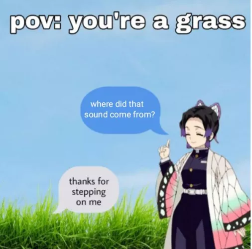 Never before did I want to be grass as much as I want to now 💜 by gmftdude