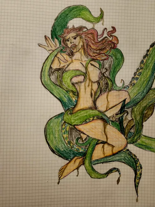 She wants to get her hands on that other tentacle, too. by Fudge316