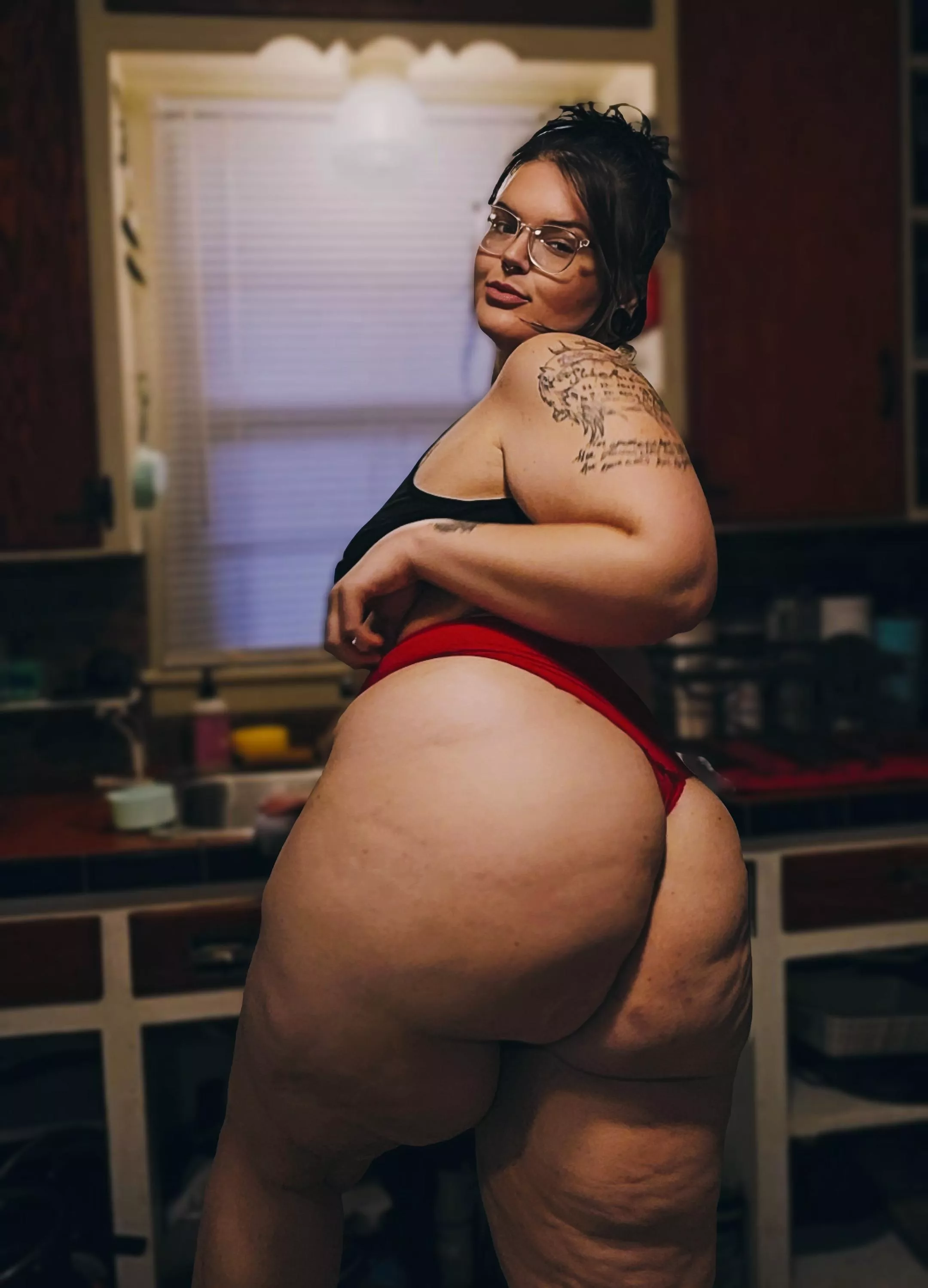 An Okie woman will take care of the house for you and when you come home you get a treat.  posted by ItsWiggy